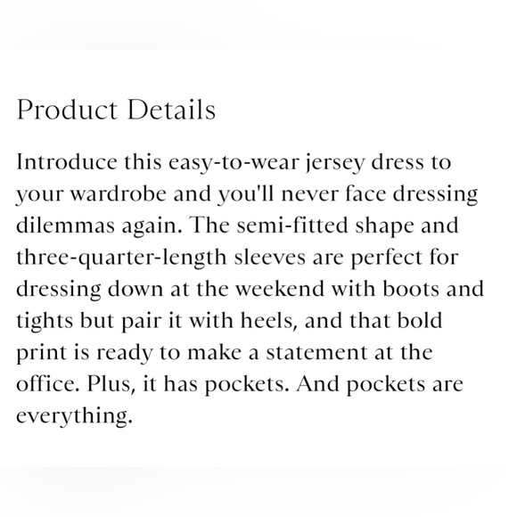 BODEN Penny jersey cotton dress dove LIKE NEW sz 10 L 😘 - Picture 10 of 12